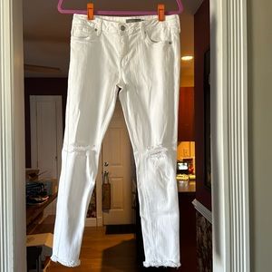 Just USA Teagan Distressed Scissor Hem Skinny Jean